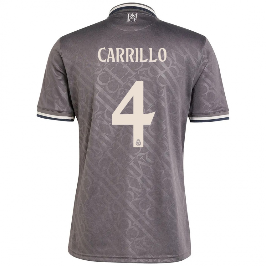 Herren Alvaro Carrillo #4 Anthrazit Ausweichtrikot Trikot 2024/25 T-Shirt