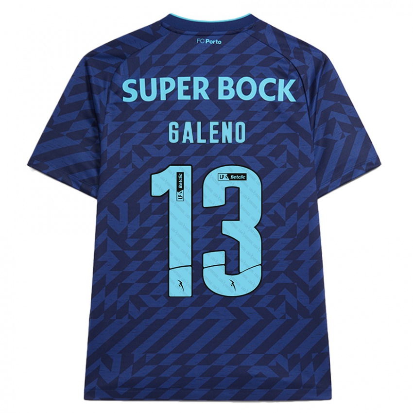 Herren Galeno #13 Marineblau Ausweichtrikot Trikot 2024/25 T-Shirt