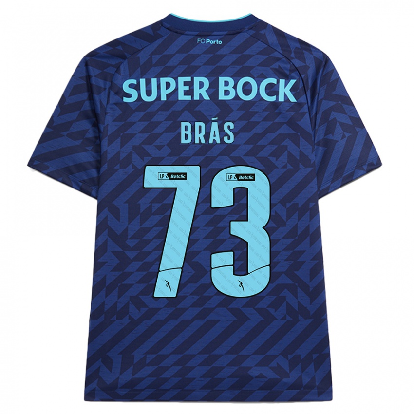 Herren Gabi Brás #73 Marineblau Ausweichtrikot Trikot 2024/25 T-Shirt