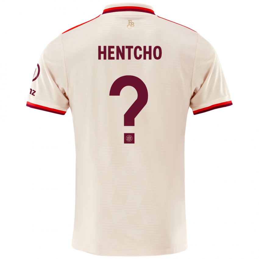 Herren Aristide Hentcho #0 Leinen Ausweichtrikot Trikot 2024/25 T-Shirt