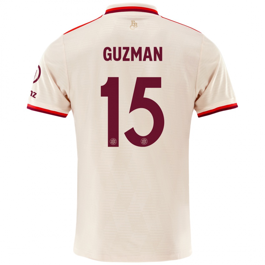 Herren Ana María Guzmán #15 Leinen Ausweichtrikot Trikot 2024/25 T-Shirt