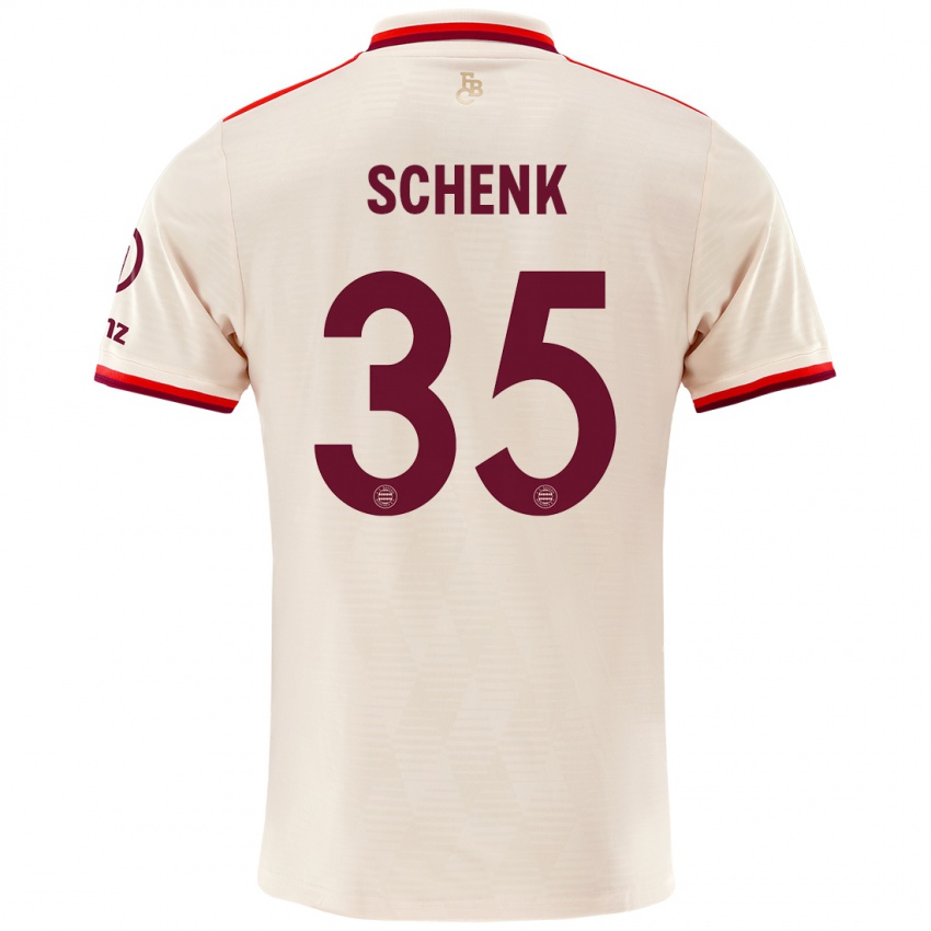 Herren Johannes Schenk #35 Leinen Ausweichtrikot Trikot 2024/25 T-Shirt