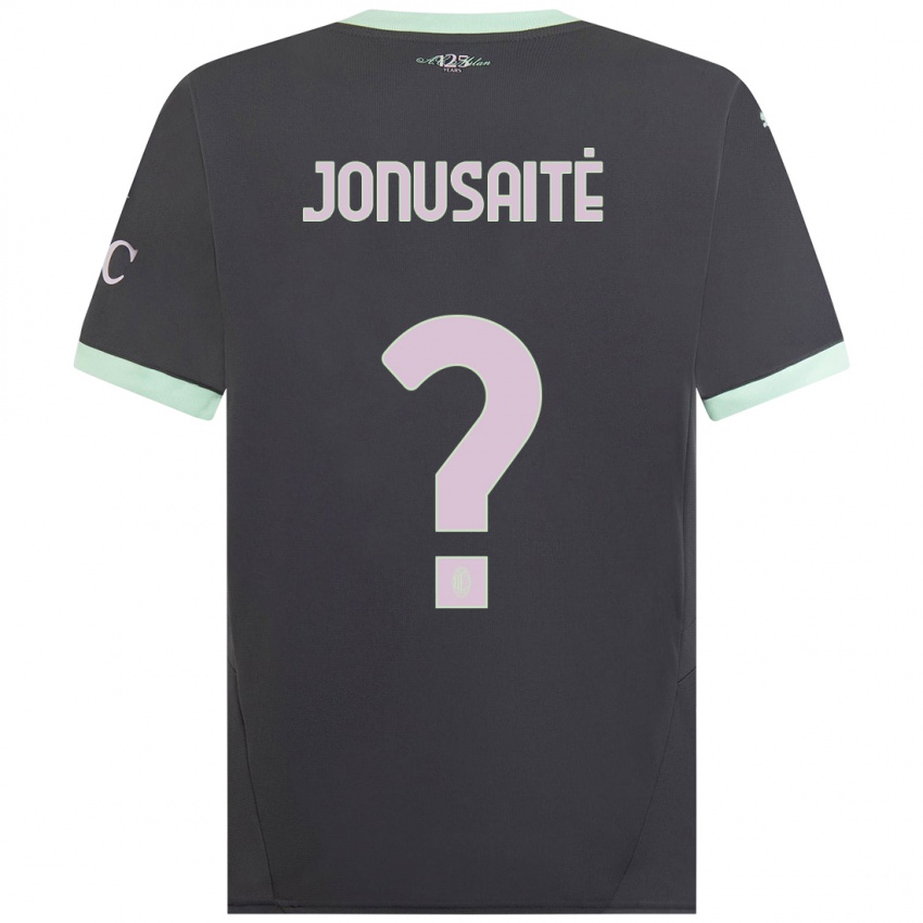 Herren Rimantė Jonušaitė #0 Grau Ausweichtrikot Trikot 2024/25 T-Shirt