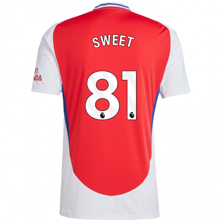 Damen Will Sweet #81 Rot Weiß Heimtrikot Trikot 2024/25 T-Shirt