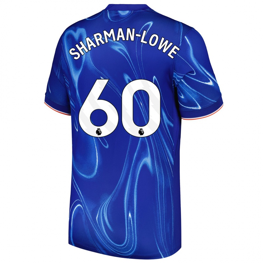 Damen Teddy Sharman-Lowe #60 Blau Weiß Heimtrikot Trikot 2024/25 T-Shirt