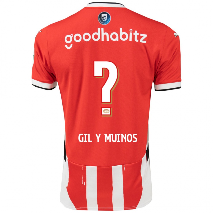 Damen Yael Gil Y Muinos #0 Rot Weiß Heimtrikot Trikot 2024/25 T-Shirt