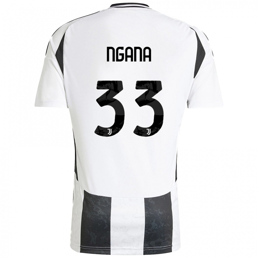 Damen Valdes Ngana #33 Weiß Schwarz Heimtrikot Trikot 2024/25 T-Shirt