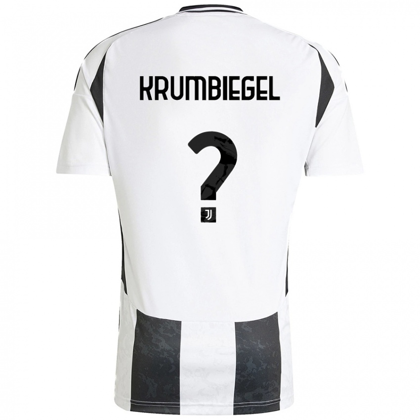 Damen Paulina Krumbiegel #0 Weiß Schwarz Heimtrikot Trikot 2024/25 T-Shirt