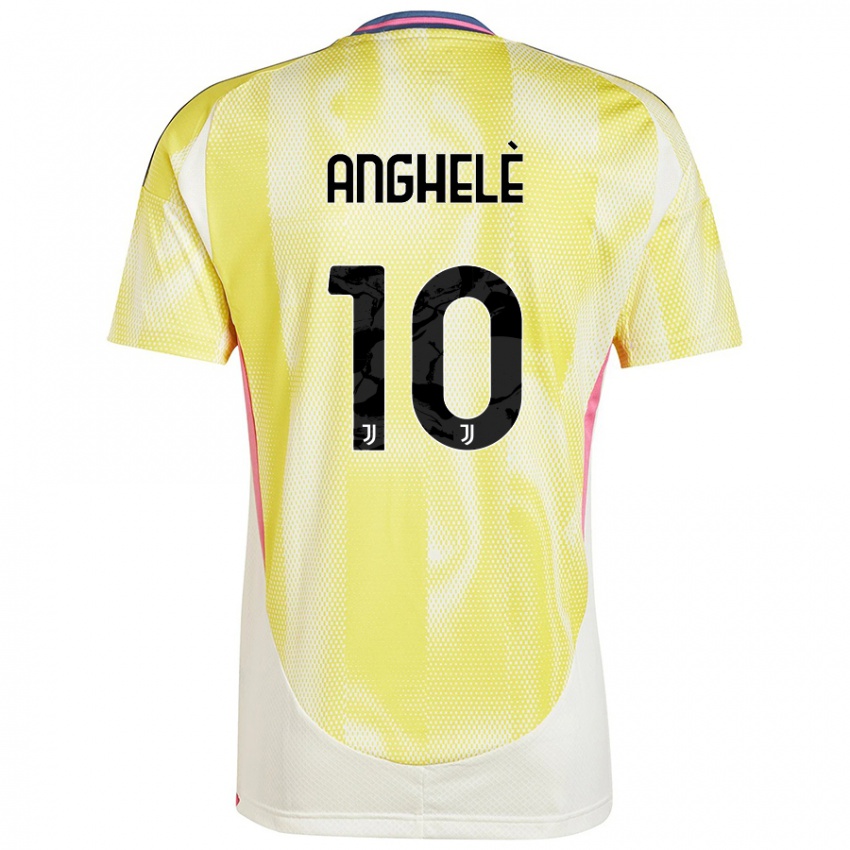 Damen Lorenzo Anghelè #10 Solargelb Auswärtstrikot Trikot 2024/25 T-Shirt