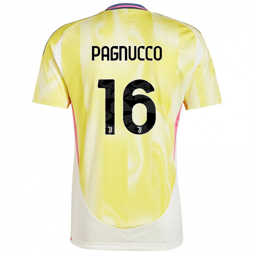 Damen Filippo Pagnucco #16 Solargelb Auswärtstrikot Trikot 2024/25 T-Shirt