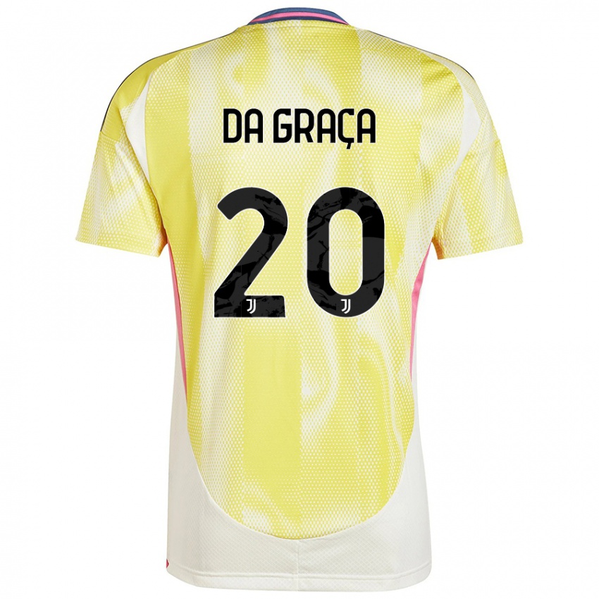 Damen Cosimo Da Graça #20 Solargelb Auswärtstrikot Trikot 2024/25 T-Shirt