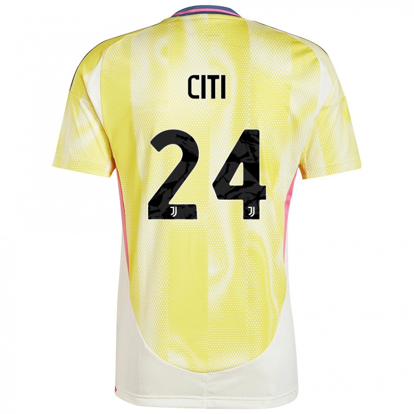 Damen Alessandro Citi #24 Solargelb Auswärtstrikot Trikot 2024/25 T-Shirt