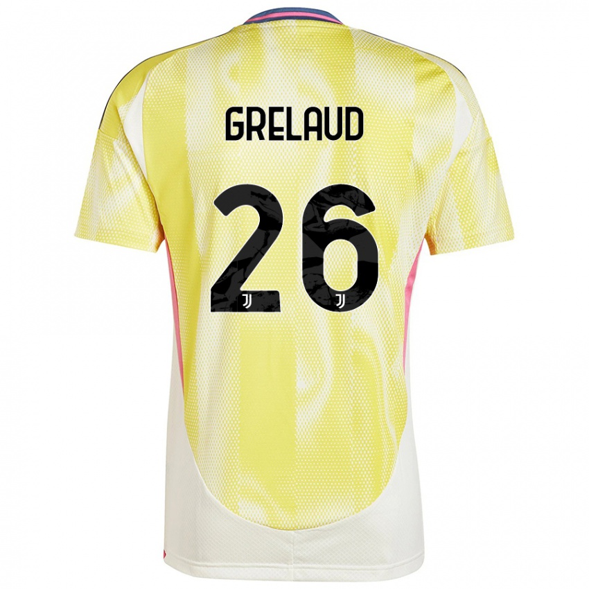 Damen Josue Grelaud #26 Solargelb Auswärtstrikot Trikot 2024/25 T-Shirt