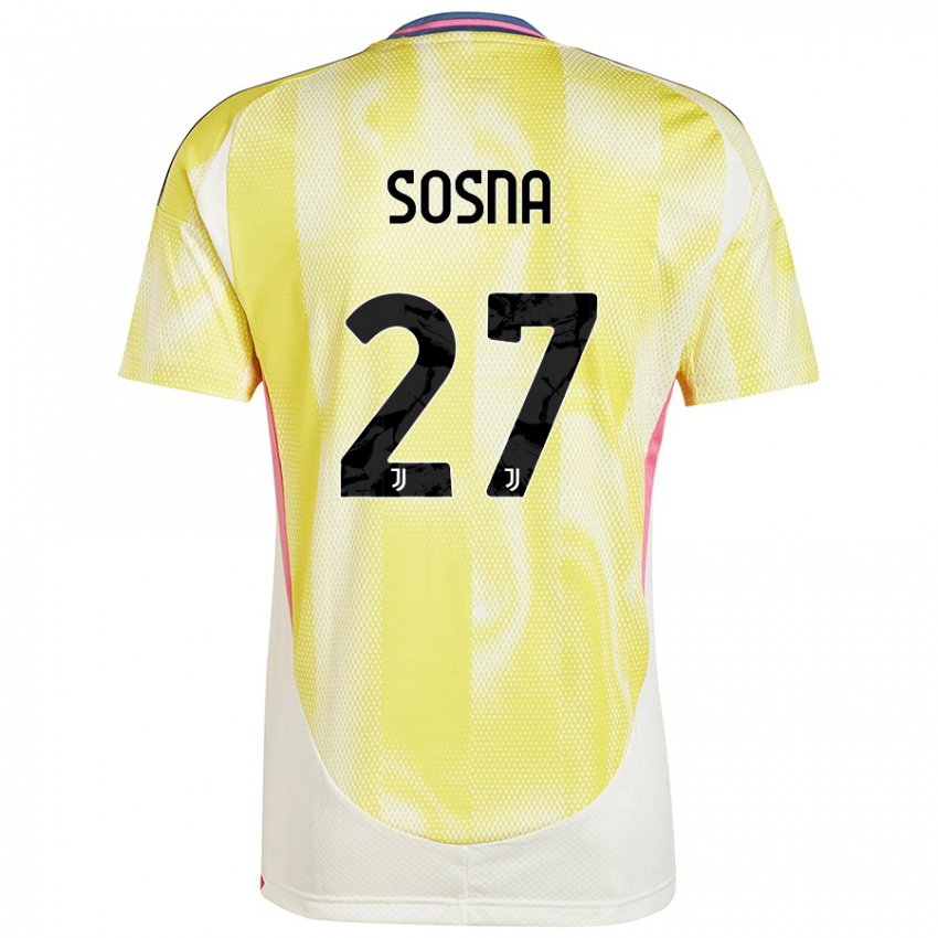 Damen Adam Sosna #27 Solargelb Auswärtstrikot Trikot 2024/25 T-Shirt