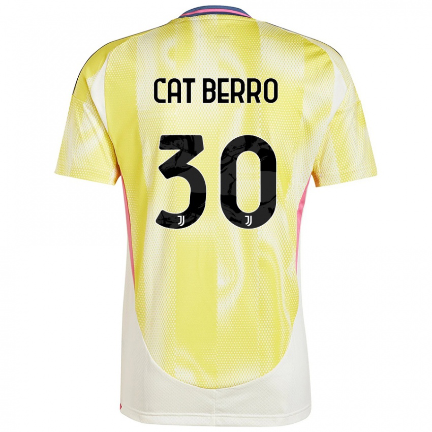 Damen Simone Cat Berro #30 Solargelb Auswärtstrikot Trikot 2024/25 T-Shirt