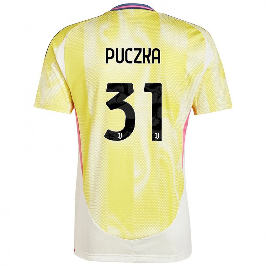 Damen David Puczka #31 Solargelb Auswärtstrikot Trikot 2024/25 T-Shirt