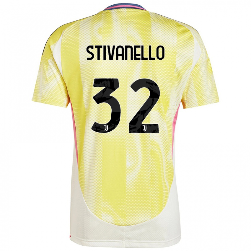 Damen Riccardo Stivanello #32 Solargelb Auswärtstrikot Trikot 2024/25 T-Shirt