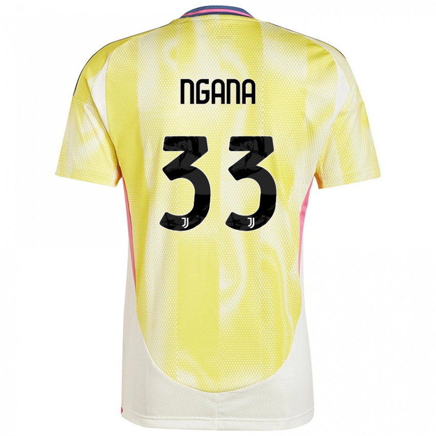 Damen Valdes Ngana #33 Solargelb Auswärtstrikot Trikot 2024/25 T-Shirt