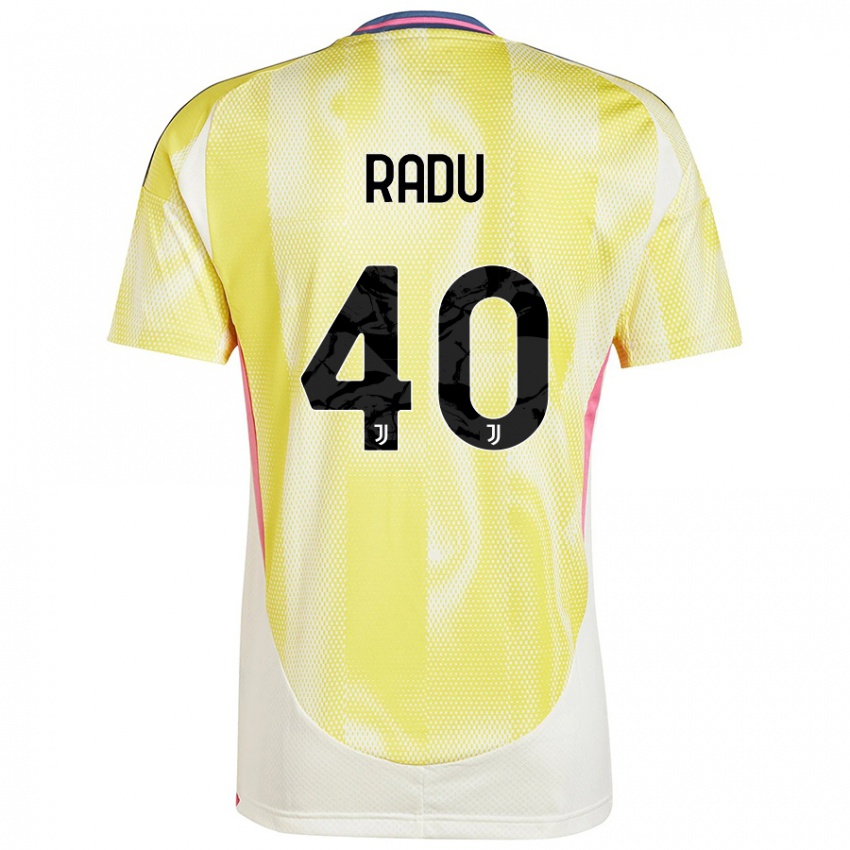 Damen Riccardo Radu #40 Solargelb Auswärtstrikot Trikot 2024/25 T-Shirt