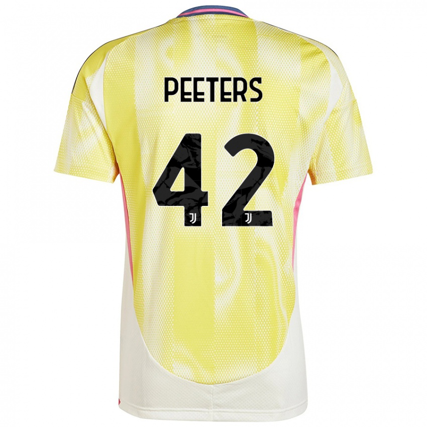 Damen Daouda Peeters #42 Solargelb Auswärtstrikot Trikot 2024/25 T-Shirt