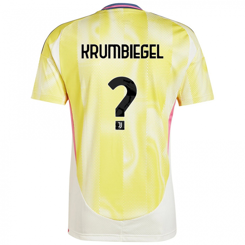 Damen Paulina Krumbiegel #0 Solargelb Auswärtstrikot Trikot 2024/25 T-Shirt