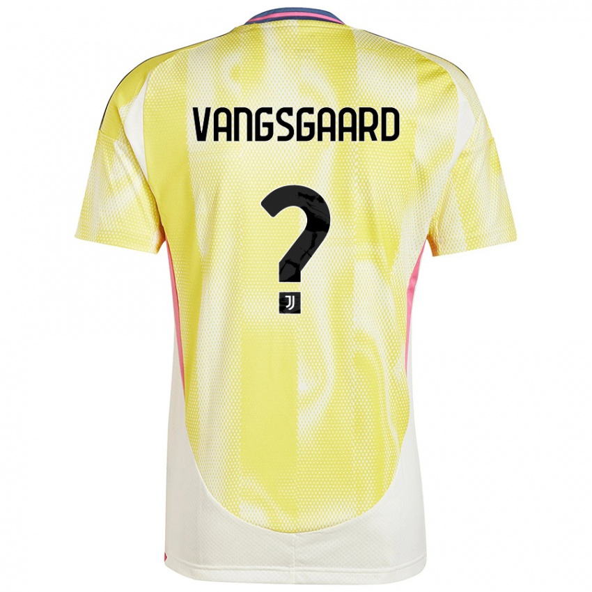 Damen Amalie Vangsgaard #0 Solargelb Auswärtstrikot Trikot 2024/25 T-Shirt