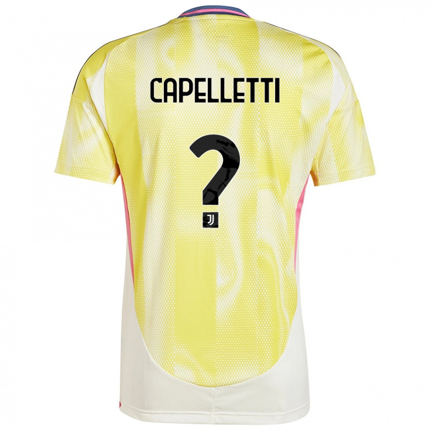 Damen Alessia Capelletti #0 Solargelb Auswärtstrikot Trikot 2024/25 T-Shirt