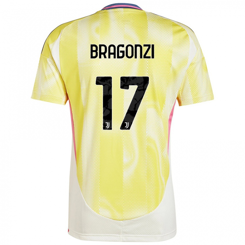 Damen Asia Bragonzi #17 Solargelb Auswärtstrikot Trikot 2024/25 T-Shirt