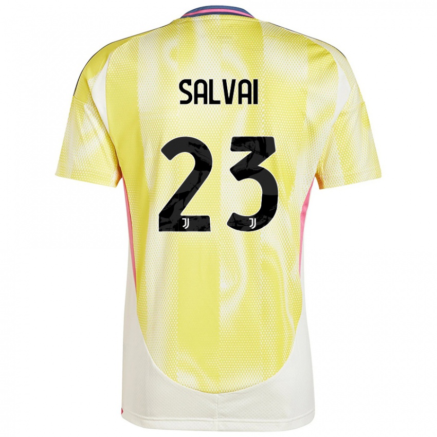 Damen Cecilia Salvai #23 Solargelb Auswärtstrikot Trikot 2024/25 T-Shirt