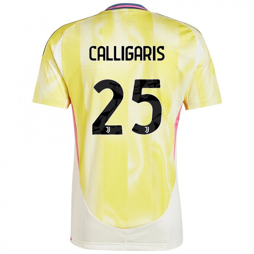 Damen Viola Calligaris #25 Solargelb Auswärtstrikot Trikot 2024/25 T-Shirt