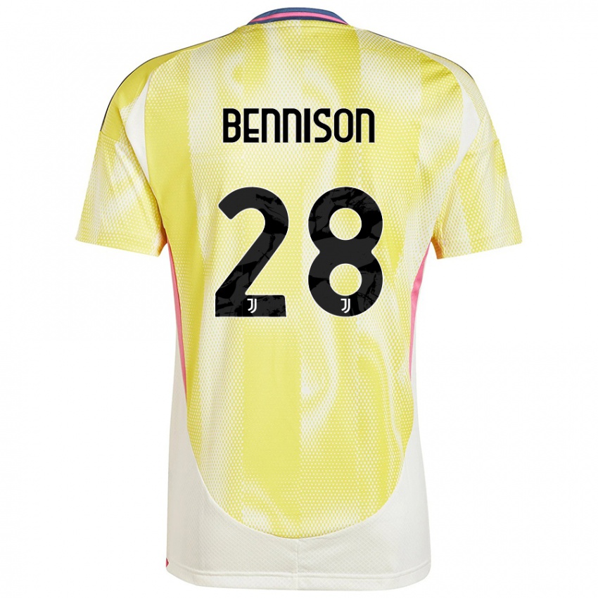 Damen Hanna Bennison #28 Solargelb Auswärtstrikot Trikot 2024/25 T-Shirt