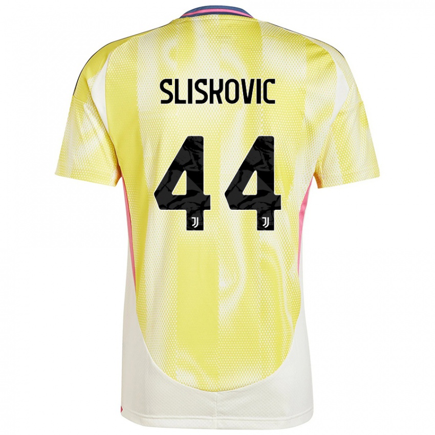 Damen Gloria Slišković #44 Solargelb Auswärtstrikot Trikot 2024/25 T-Shirt