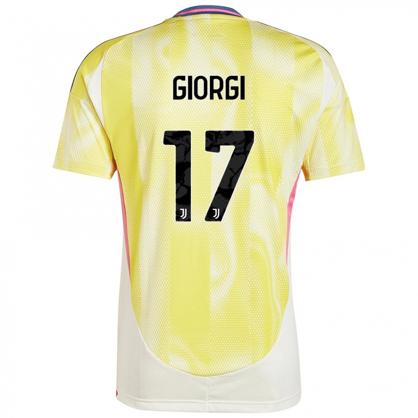 Damen Lorenzo Giorgi #17 Solargelb Auswärtstrikot Trikot 2024/25 T-Shirt