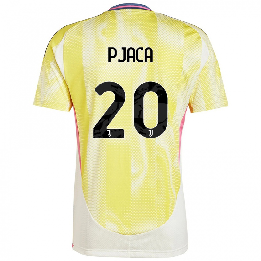 Damen Marko Pjaca #20 Solargelb Auswärtstrikot Trikot 2024/25 T-Shirt