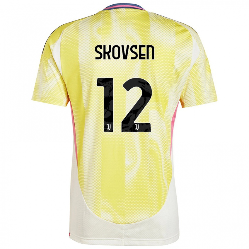 Damen Matilde Lundorf Skovsen #12 Solargelb Auswärtstrikot Trikot 2024/25 T-Shirt