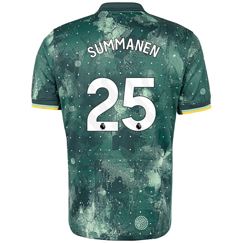 Damen Eveliina Summanen #25 Mintgrün Ausweichtrikot Trikot 2024/25 T-Shirt