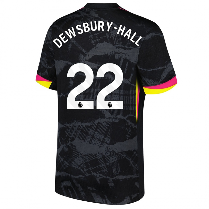 Damen Kiernan Dewsbury-Hall #22 Schwarz Rosa Ausweichtrikot Trikot 2024/25 T-Shirt