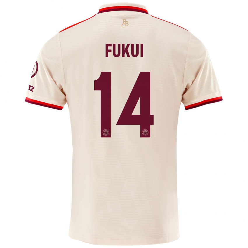 Damen Taichi Fukui #14 Leinen Ausweichtrikot Trikot 2024/25 T-Shirt