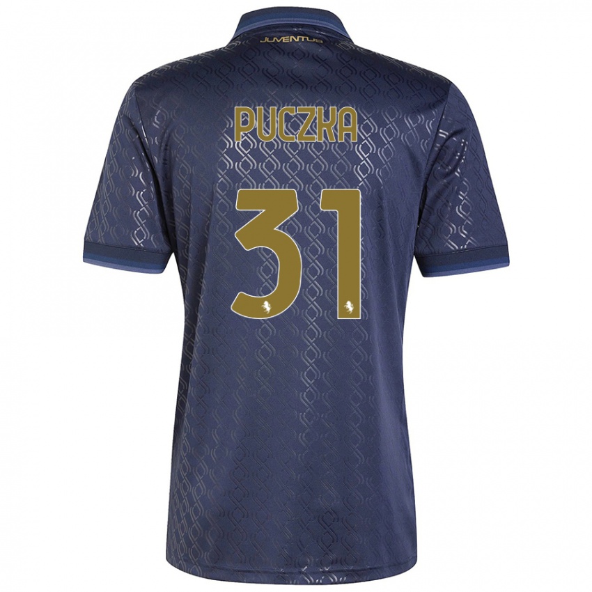 Damen David Puczka #31 Marineblau Ausweichtrikot Trikot 2024/25 T-Shirt