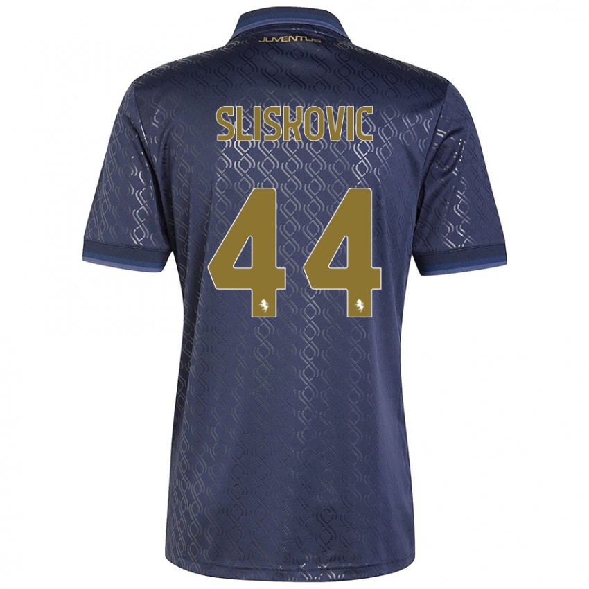 Damen Gloria Slišković #44 Marineblau Ausweichtrikot Trikot 2024/25 T-Shirt