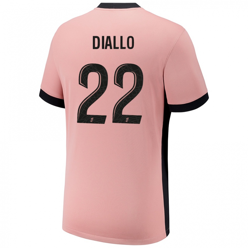 Damen Abdou Diallo #22 Rostros Ausweichtrikot Trikot 2024/25 T-Shirt