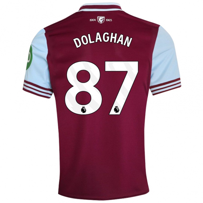 Kinder Brad Dolaghan #87 Dunkelrot Heimtrikot Trikot 2024/25 T-Shirt