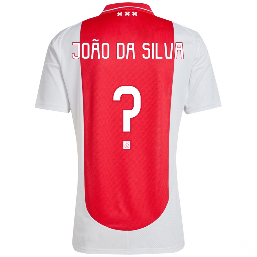 Kinder Miguel João Da Silva #0 Rot Weiß Heimtrikot Trikot 2024/25 T-Shirt