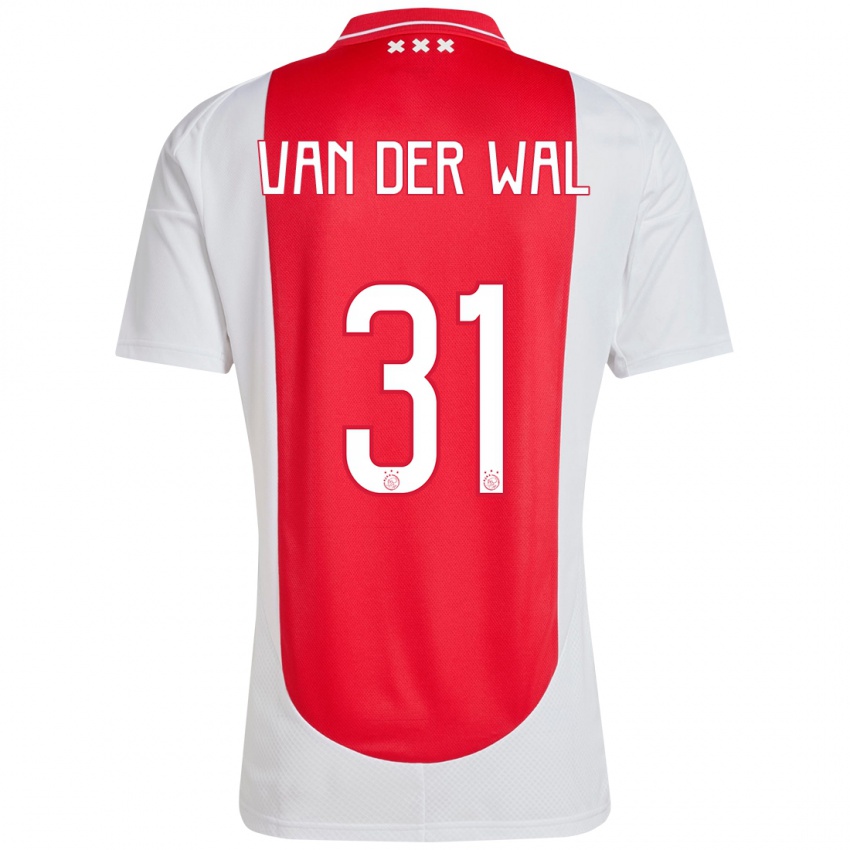 Kinder Dionne Van Der Wal #31 Rot Weiß Heimtrikot Trikot 2024/25 T-Shirt