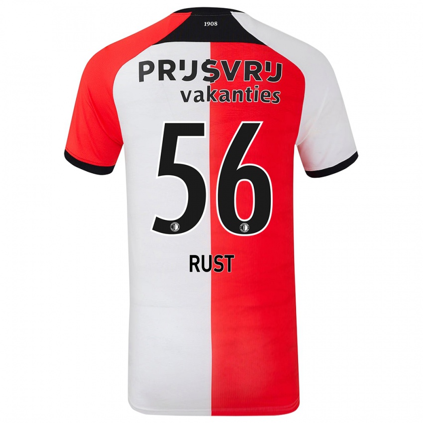 Kinder Fabiano Rust #56 Rot Weiß Heimtrikot Trikot 2024/25 T-Shirt