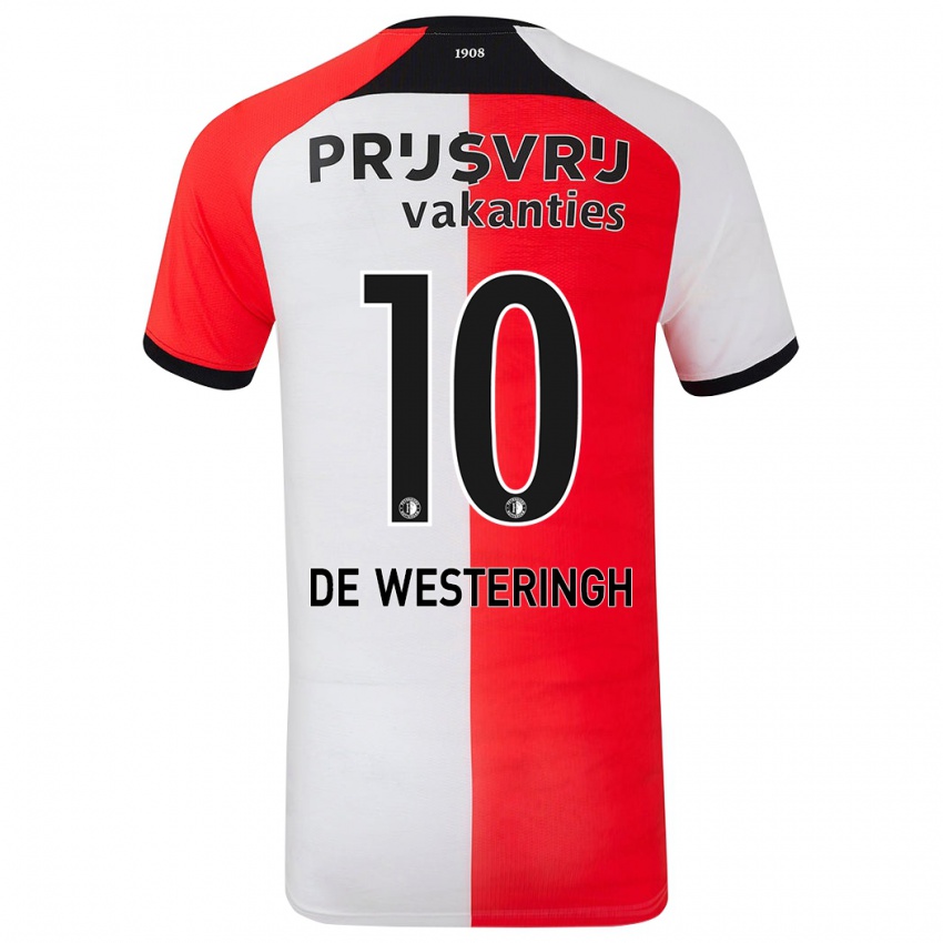 Kinder Kirsten Van De Westeringh #10 Rot Weiß Heimtrikot Trikot 2024/25 T-Shirt