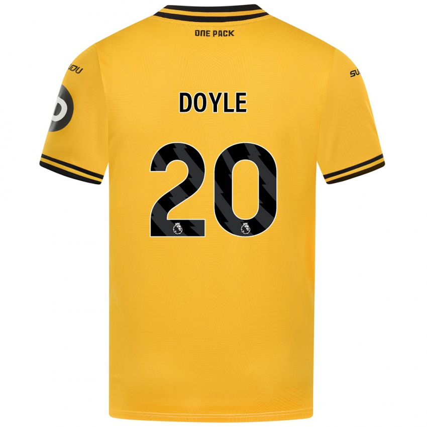 Kinder Tommy Doyle #20 Gelb Heimtrikot Trikot 2024/25 T-Shirt