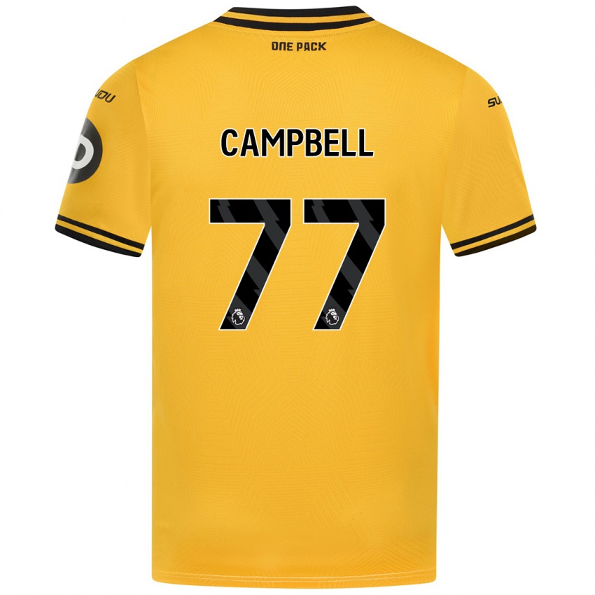 Kinder Chem Campbell #77 Gelb Heimtrikot Trikot 2024/25 T-Shirt