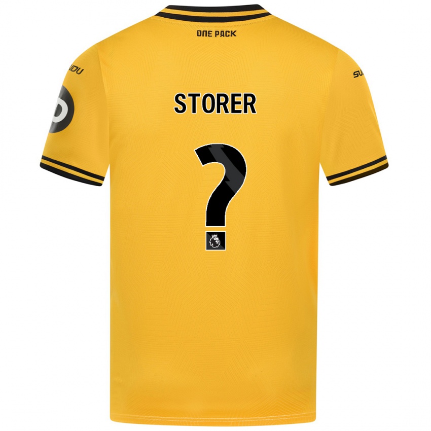 Kinder James Storer #0 Gelb Heimtrikot Trikot 2024/25 T-Shirt