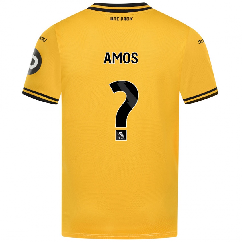 Kinder Stan Amos #0 Gelb Heimtrikot Trikot 2024/25 T-Shirt